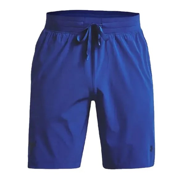 Мужские синие шорты на кнопках Project Rock Under Armour, синий