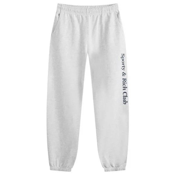 Спортивные брюки Sporty & Rich Starter Sweats, цвет Heather Grey & Navy
