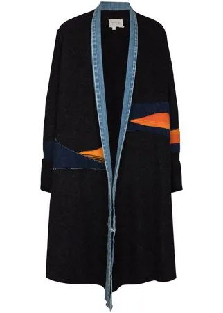 Greg Lauren пальто-кардиган Sunrise Blanket