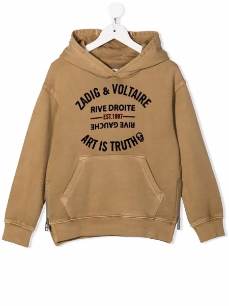 Zadig & Voltaire Kids худи с логотипом