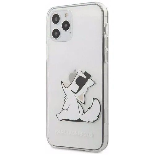 Панель-накладка Karl Lagerfeld Choupette Fun Sunglasses Hard Transparent для iPhone 12 Pro Max