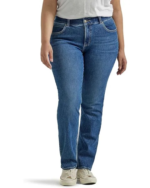 Джинсы Lee Plus Size Flex Motion Straight, цвет Cobalt Sheen