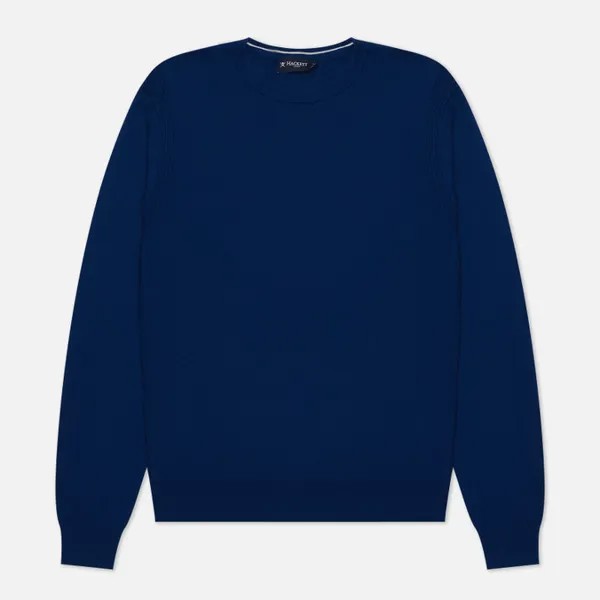 Мужская толстовка Hackett Bamboo Crew Neck синий, Размер S