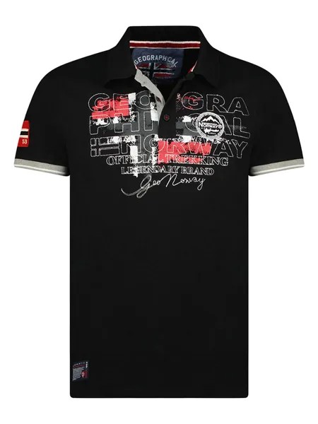 Футболка поло Geographical Norway, черный