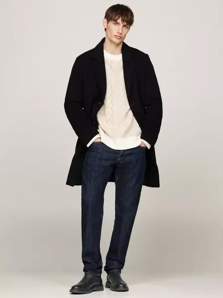 Ботинки Tommy Hilfiger Leather Comfort Chelsea, черный