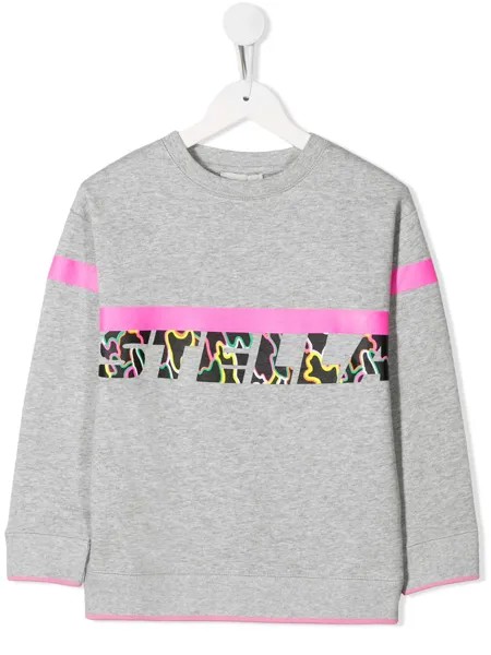 Stella McCartney Kids толстовка с графичным логотипом