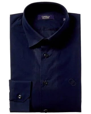 Приталенная классическая рубашка Cavalli Class для мужчин