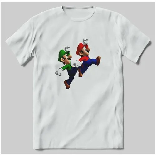 Футболка с принтом Mario - 357