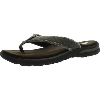 Skechers Мужские коричневые шлепанцы для улицы 11 Medium (D) BHFO 1517