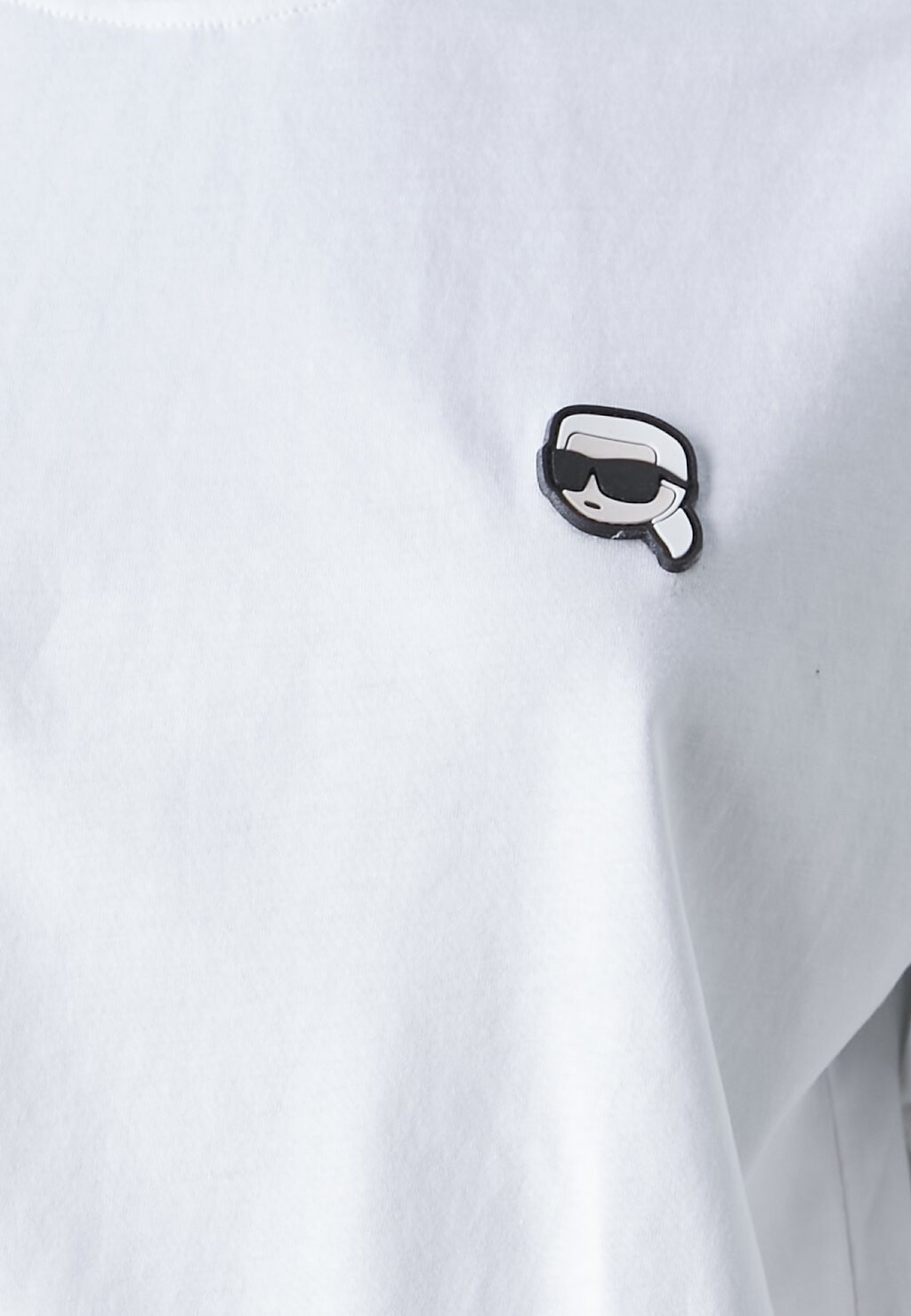 Базовая футболка IKONIK 2.0 PATCH KARL LAGERFELD, белый