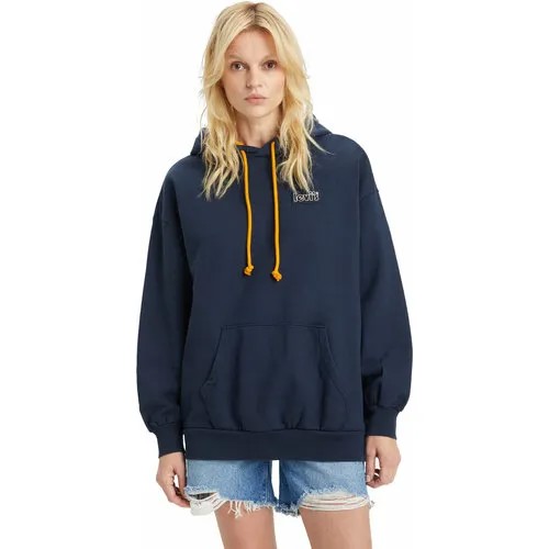 Худи Levi's Women Prism Hoodie, размер S, , синий