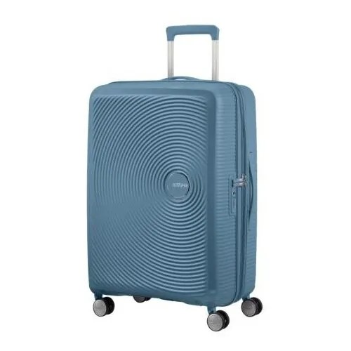 Чемодан American Tourister, 81 л, размер M, синий