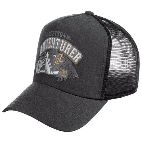 Бейсболка с сеточкой STETSON 7751184 TRUCKER CAP CAMPING YETI, размер ONE