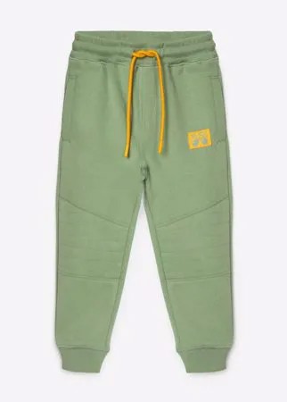 Зелёные спортивные брюки Jogger с нашивкой для мальчика Gloria Jeans
