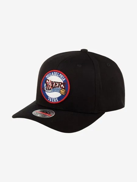 Бейсболка MITCHELL NESS 6HSSFH21HW007-P76BLCK Philadelphia 76Ers NBA (черный), Черный