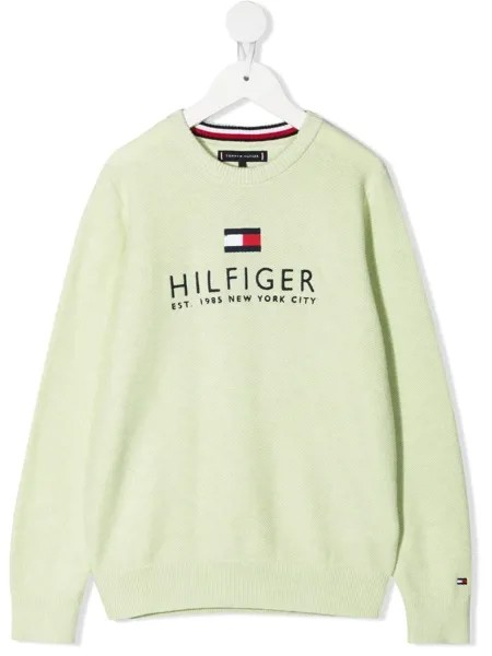 Tommy Hilfiger Junior джемпер с вышитым логотипом