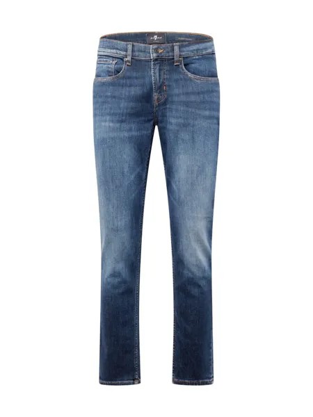 Повседневные джинсы 7 For All Mankind, синий джинсовый