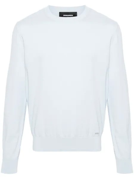 Dsquared2 джемпер тонкой вязки, синий
