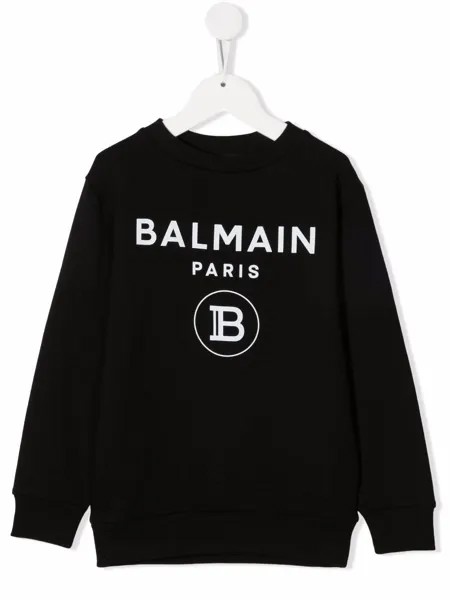 Balmain Kids свитер с логотипом
