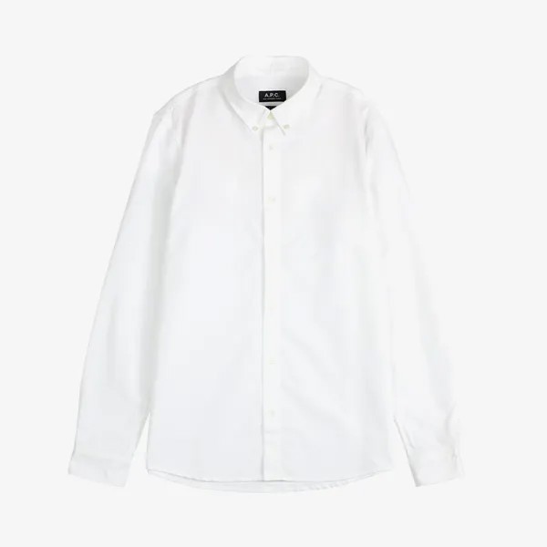 Рубашка Greg Shirt 'White' A.P.C., белый