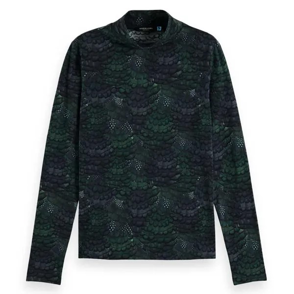 Футболка с длинным рукавом Scotch & Soda 173269, зеленый
