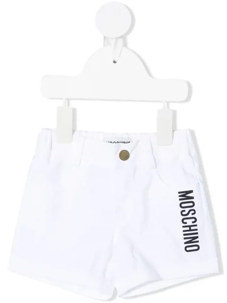 Moschino Kids шорты с принтом