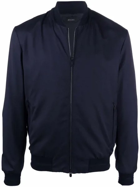 Z Zegna бомбер в тонкую полоску