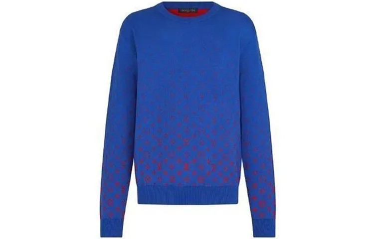 LOUIS VUITTON Мужской свитер, цвет Blue