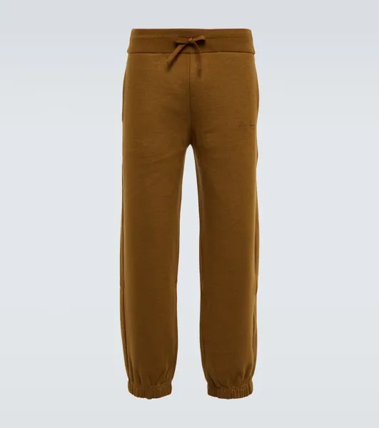 Кашемировые спортивные штаны Loro Piana, коричневый