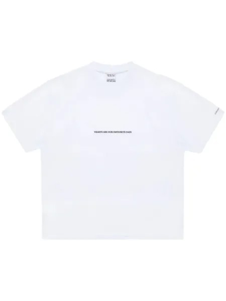 Marcelo Burlon County of Milan футболка с надписью, белый