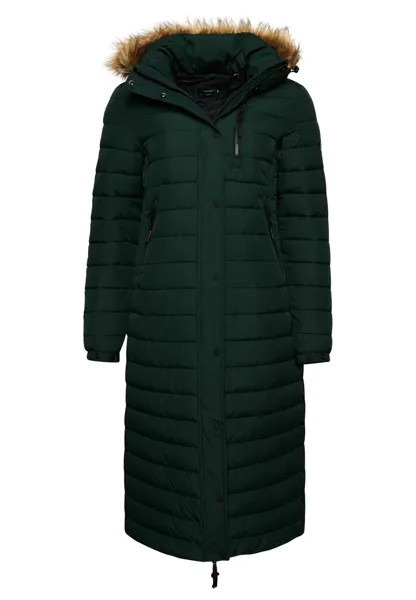 Зимнее пальто Superdry, темно-зеленый