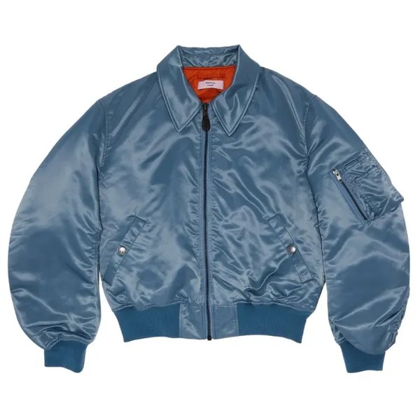 Бомбер Martine Rose Collared Bomber, цвет Petrol