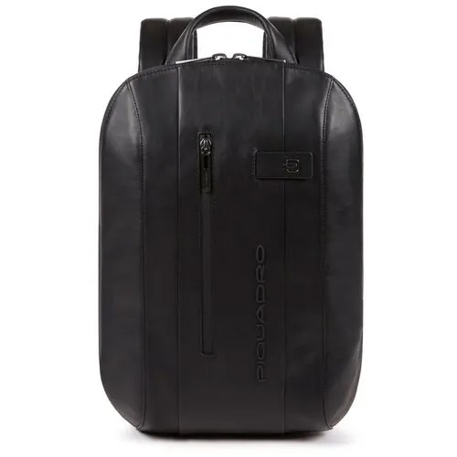 Рюкзак PIQUADRO Urban, фактура гладкая, черный