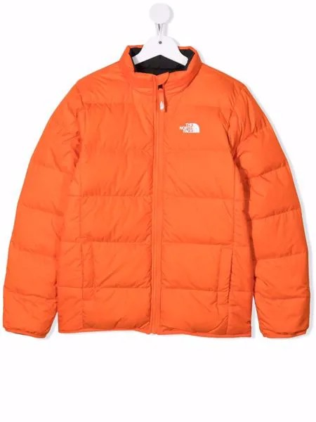 The North Face Kids пуховик с логотипом