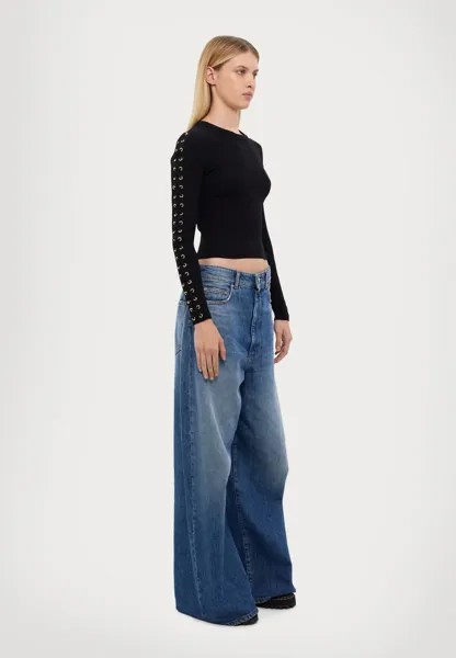 Футболка с длинным рукавом LACING CREW MICHAEL Michael Kors, черный