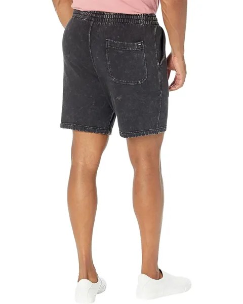 Шорты Vans Mineral Wash Loose Fleece Shorts, черный