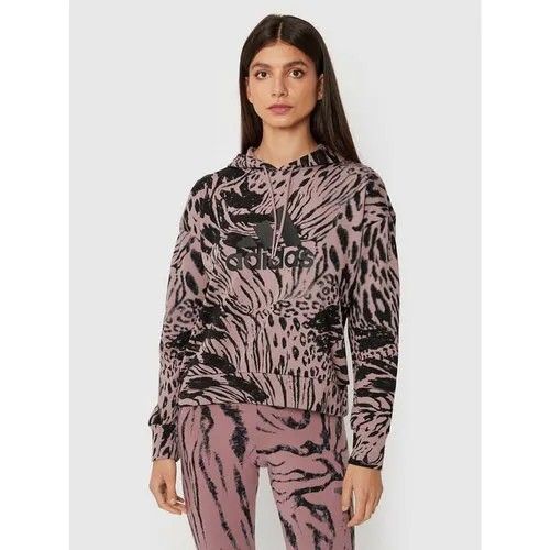 Худи adidas, размер XS [INT], розовый