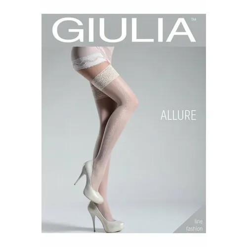 Чулки Giulia Giulia Allure №5, 20 den, размер 1-2, бежевый