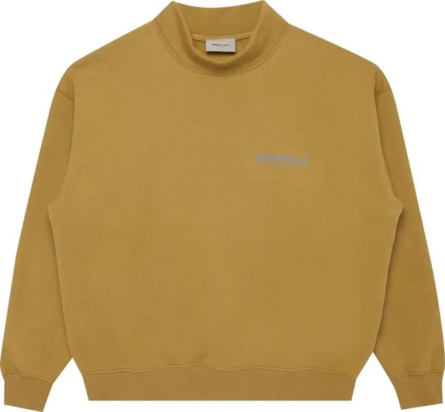 Пуловер Fear of God Essentials Pullover Mockneck 'Amber', желтый