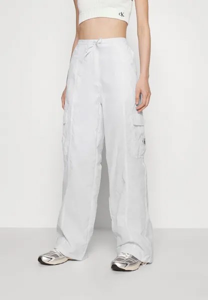 Брюки SOFT TOUCH WIDE PANT Calvin Klein Jeans, ярко-белый