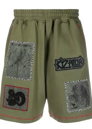 KTZ спортивные брюки с нашивками