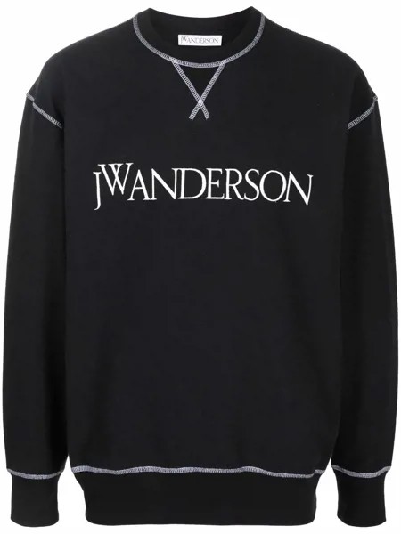 JW Anderson Inside Out logo-embroidered sweatshirt