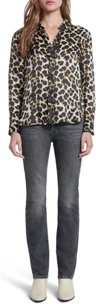 Рубашка 7 For All Mankind High Shine, цвет Leopard