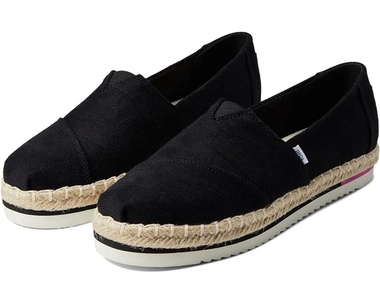 Лоферы TOMS Alpargata Platform, черный