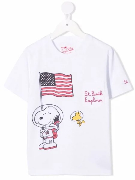 Mc2 Saint Barth Kids футболка Snoopy с графичным принтом