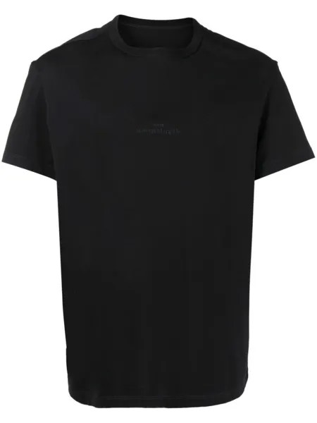 Maison Margiela футболка с логотипом, черный