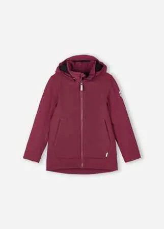 Толстовка-ветровка 2 в 1 из материала Softshell Espoo Красная Reima