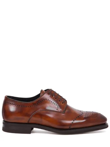 Brera III derby calf bruciato scuro
