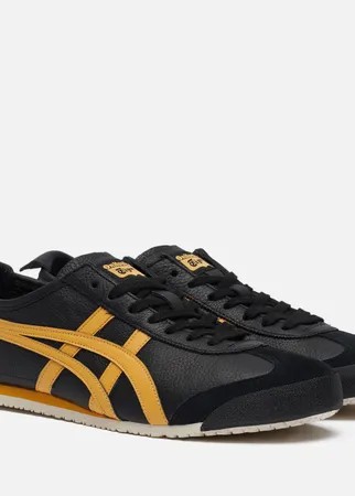 Мужские кроссовки Onitsuka Tiger Mexico 66, цвет чёрный, размер 46 EU