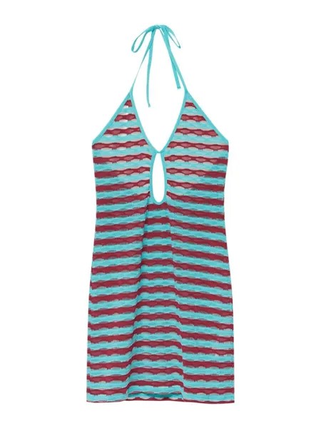 Платье Pull&Bear, бирюзовый